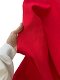 Imported Cashmere Coating Fabric - Red