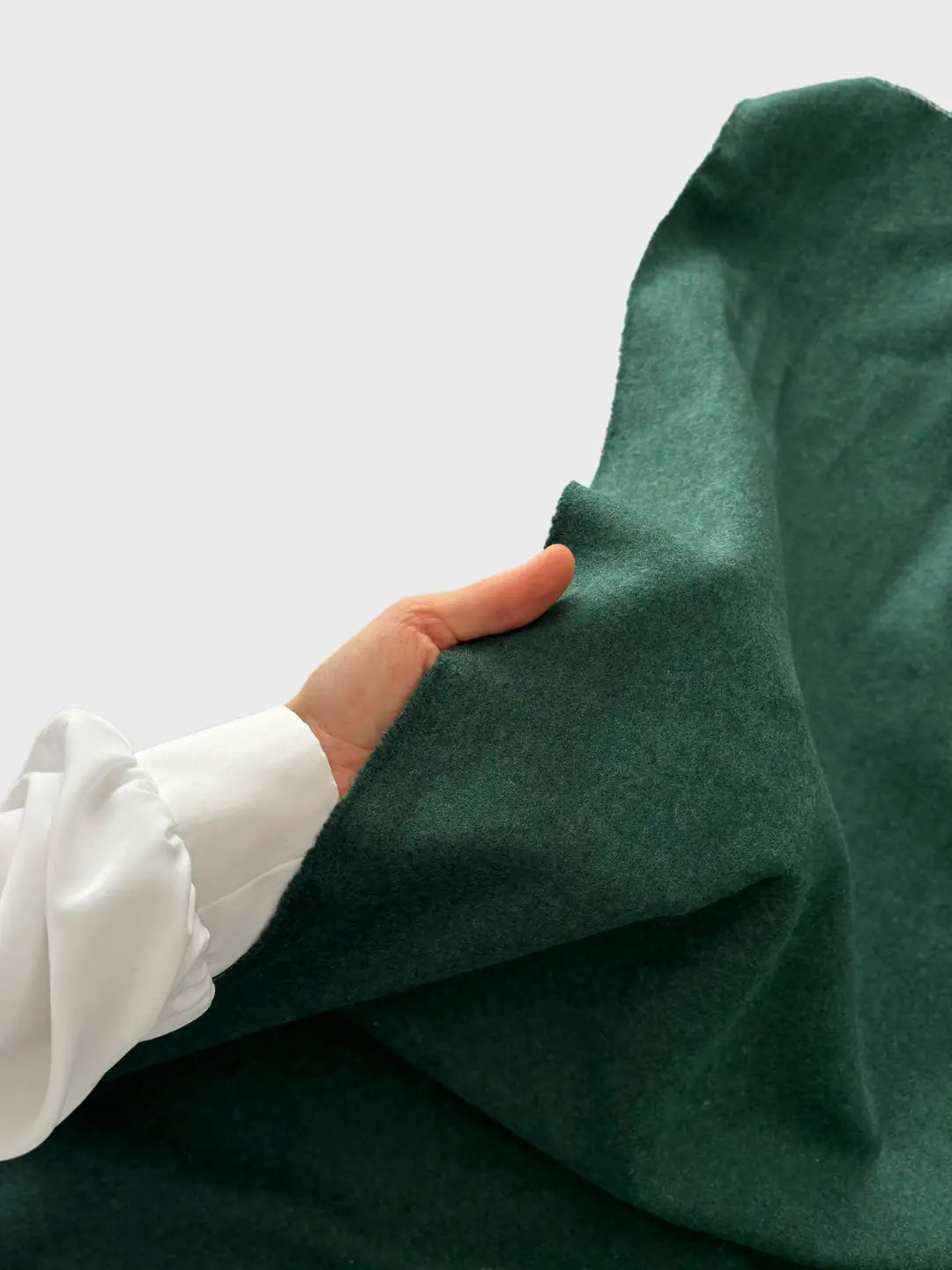 Cashmere Coating Fabric - Dark Teal