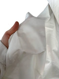 Cotton Satin Fabric - Ecru