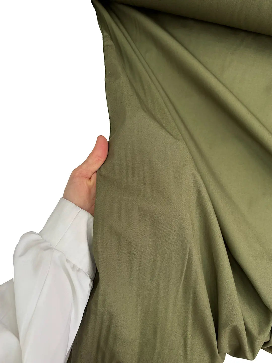 100% Cotton Poplin Fabric - Khaki