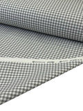 Duck Fabric - Gray Gingham