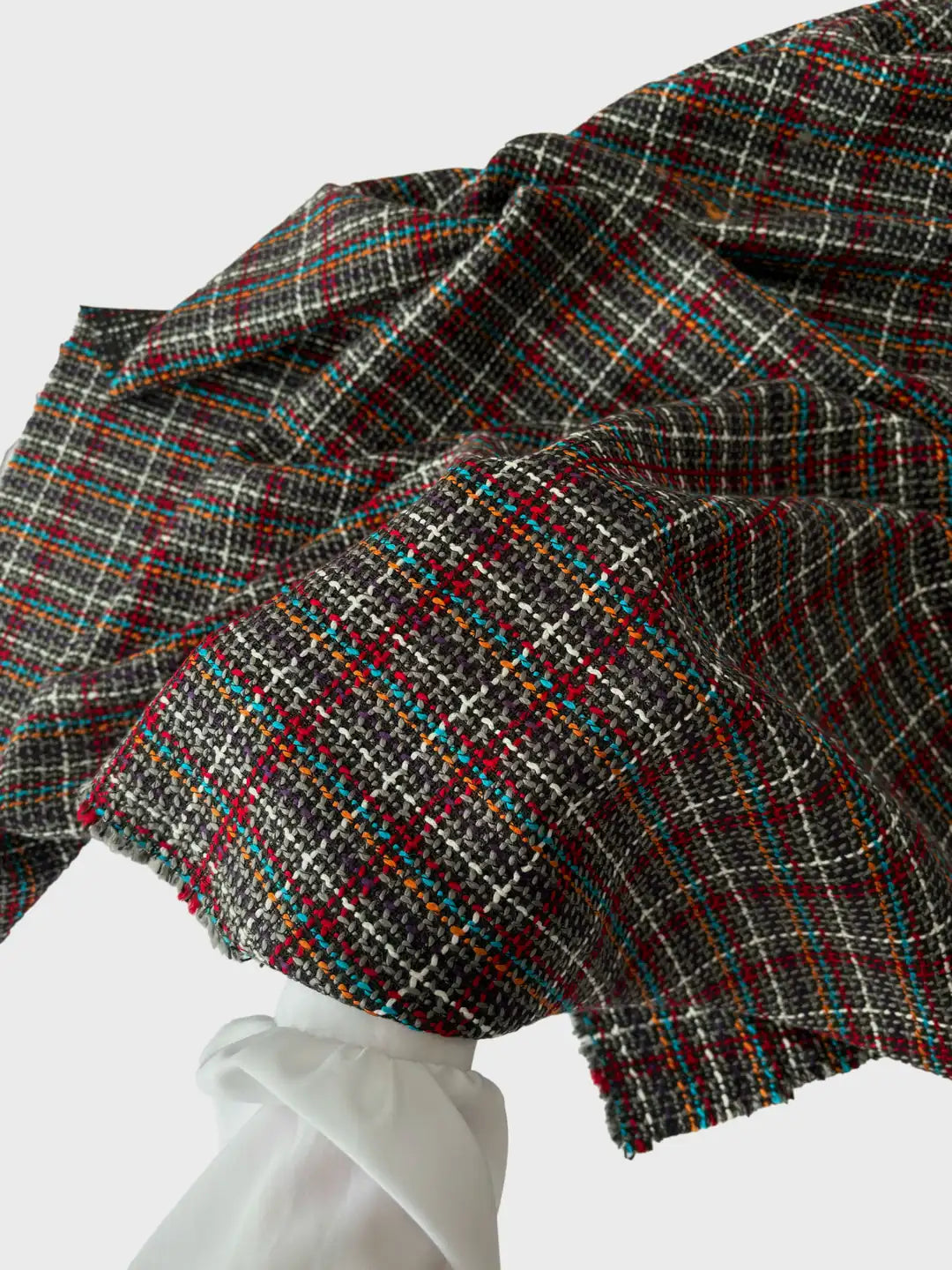 Multicolor Boucle Chanel Tweed Fabric