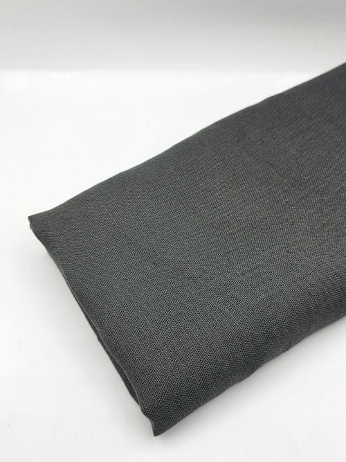 100% Linen Fabric in Dark Khaki - 57" wide, sold by the yard