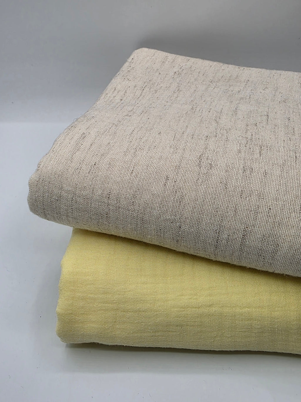 Double Gauze Muslin Fabric in Natural - 57" wide, sold by the yard