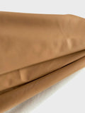 Brushed Zara Faux Leather Fabric - Camel