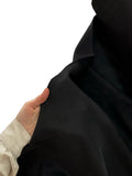 Scuba Suede Fabric - Black