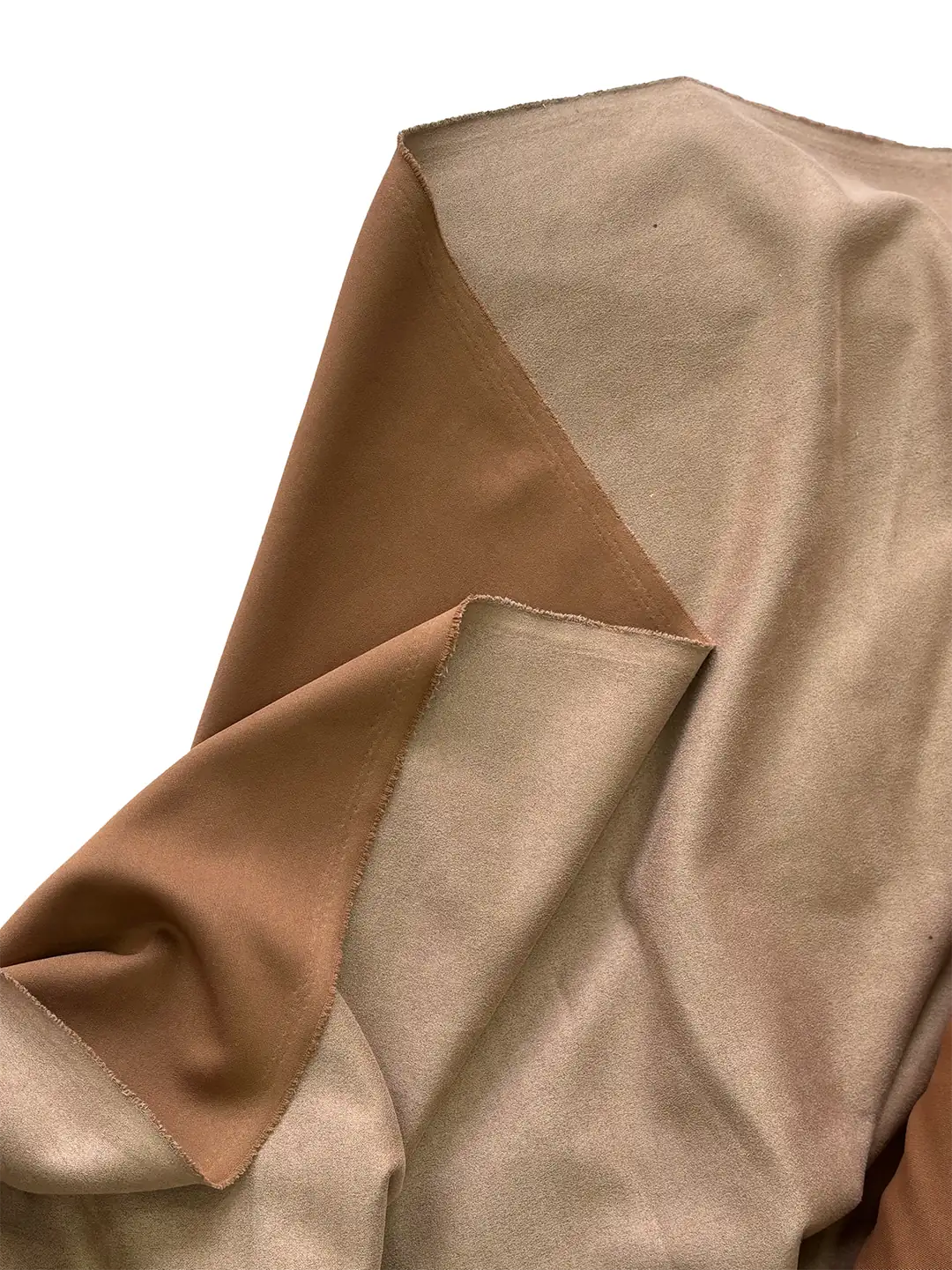 Scuba Suede Fabric - Camel