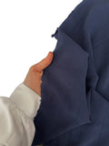Stonewashed Tencel Fabric - Navy Blue