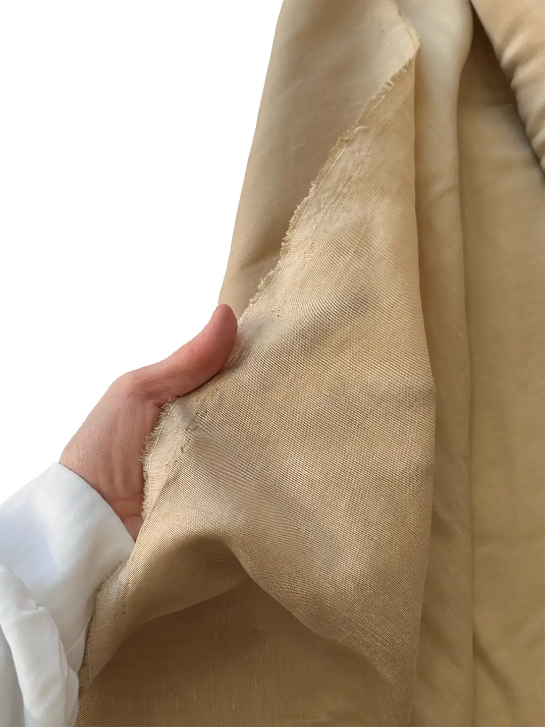 Tencel-Linen Blend Fabric - Beige
