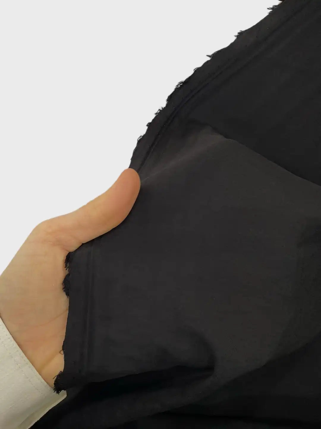Tencel-Polyester Blend Fabric - Black