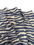 100% Tencel Zebra Print Fabric - Blue