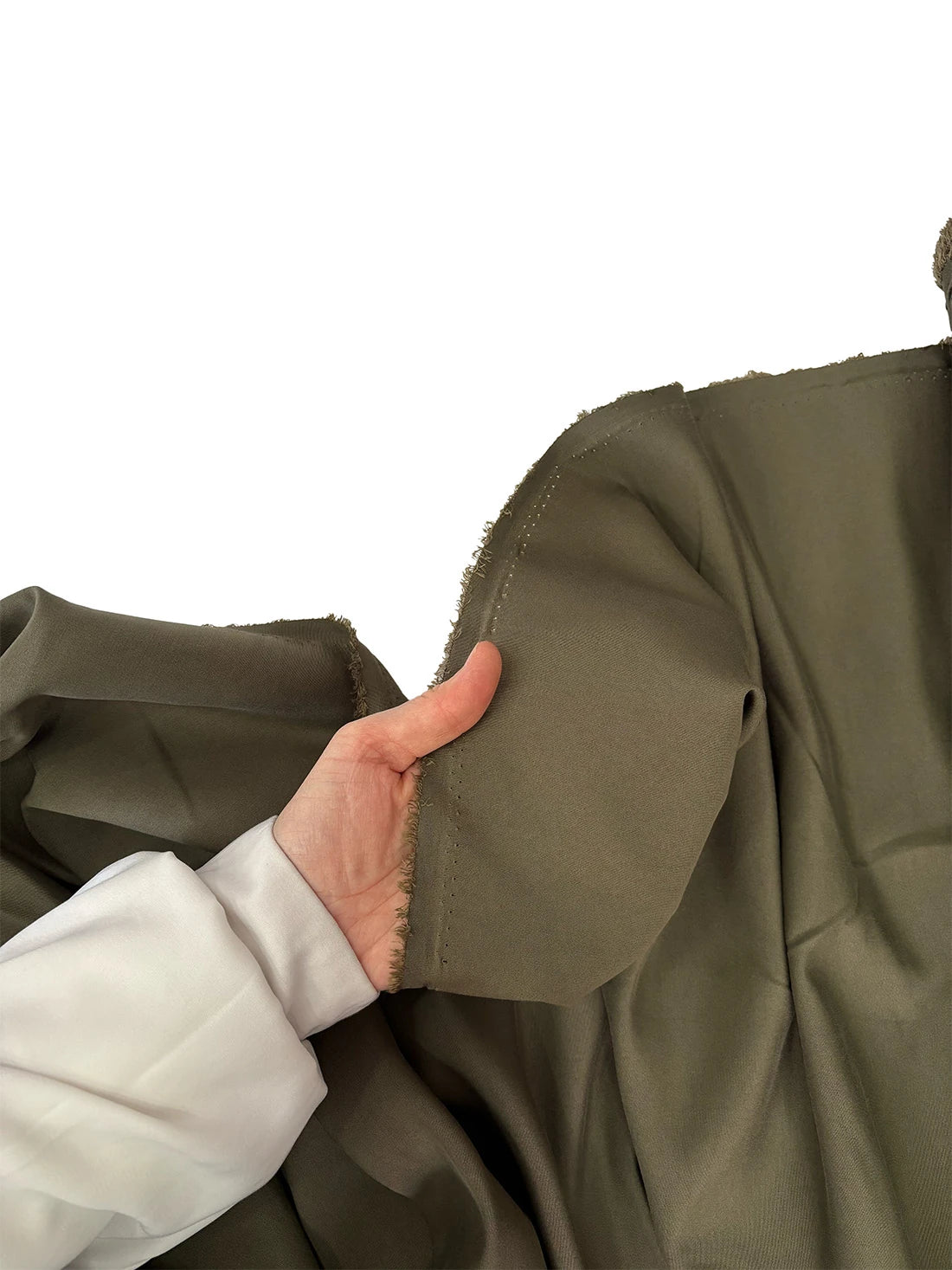 Trench Coat Fabric Khaki detail