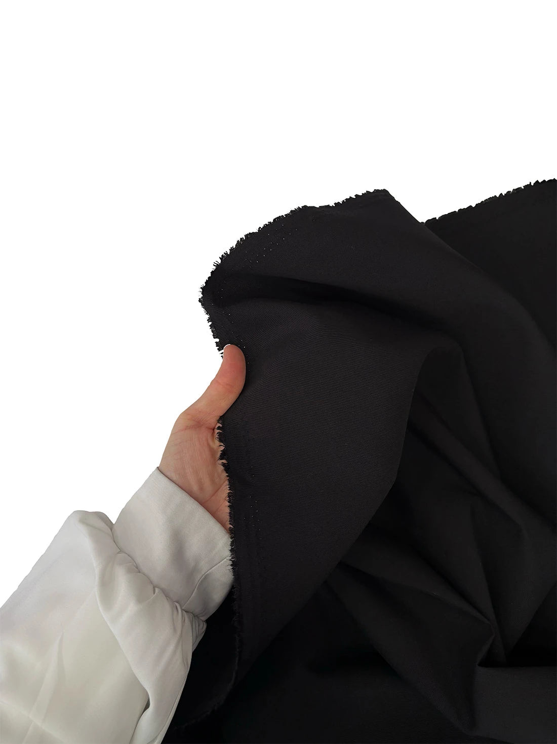 Trench Coat Fabric Black detail